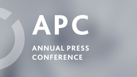 Annual Press Conference Image with Link to page Annual Press Conference